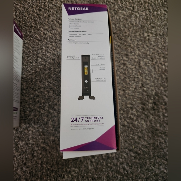 Netgear N600 Wifi Cable Modem Router - Picture 4 of 6